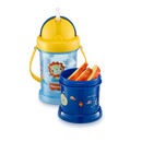 Vaso con compartimento para snacks Playful Azul Summer SKY – Fisher-Price