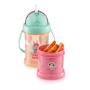 Vaso con compartimento para snacks Playful Rosa Sunset – Fisher-Price