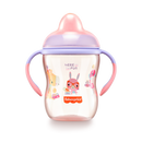 Vaso de entrenamiento semirrígido con boquilla Fisher Price First Moments - Rosa Glitter 