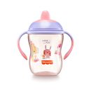 Vaso de entrenamiento semirrígido con boquilla Fisher Price First Moments - Rosa Glitter 