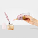 Cuchara medidora para comida de bebé - Rosa
