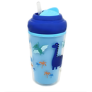 Taza térmica con pajita - Azul