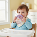 Vaso de entrenamiento semirrígido con boquilla Fisher Price First Moments - Rosa Glitter 
