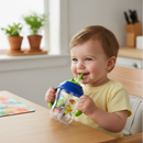 Vaso de entrenamiento con Pajita First Moments - Azul Bluberry Smoothie - Fisher Price