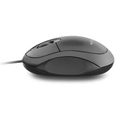Ratón USB óptico clásico negro