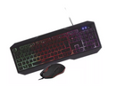 Combo Teclado e Rato Gamer 2400 DPI com LED