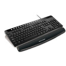 Reposamuñecas de gel negro para teclado
